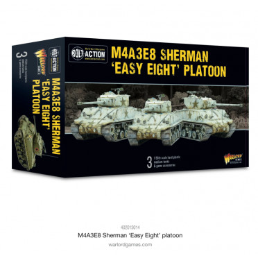Bolt Action - M4A3E8 Sherman "Easy Eight" Platoon
