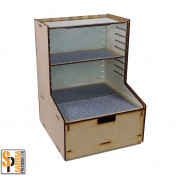 Storage and Display Box with Drawer