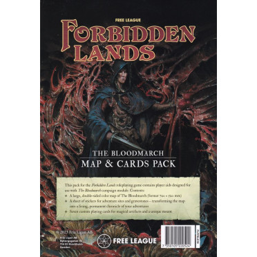 Forbidden Lands The Bloodmarch Map & Card Pack