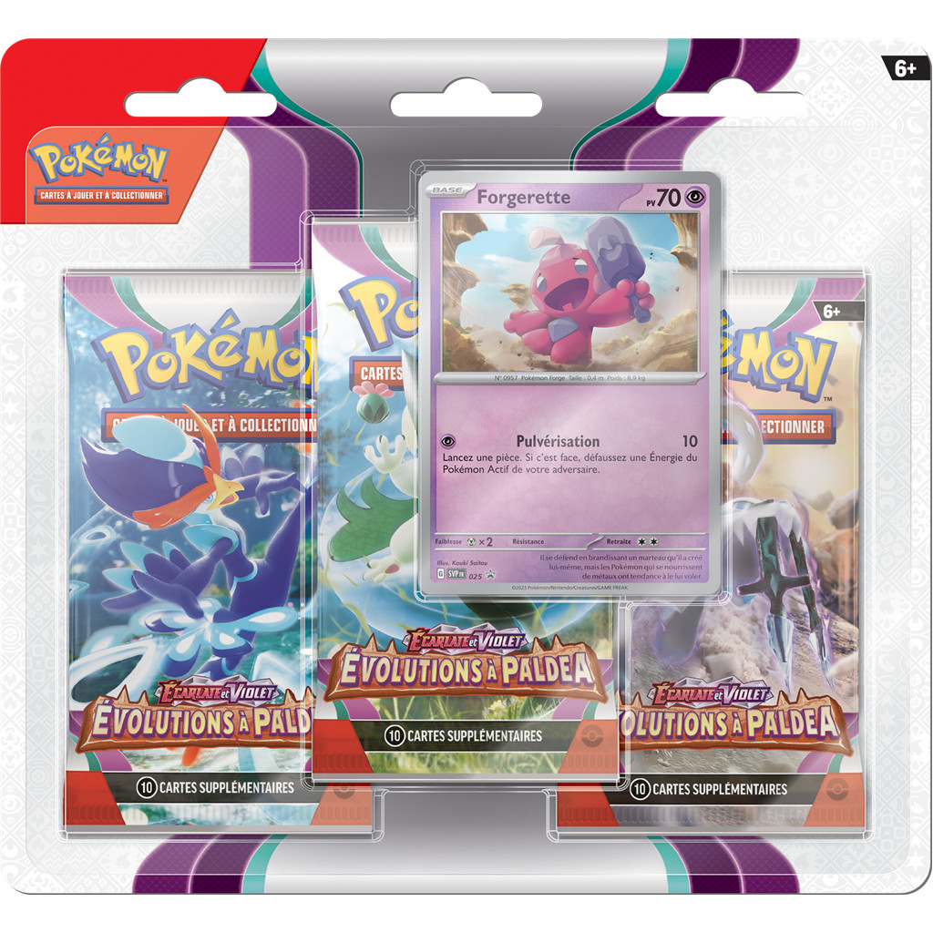 Portfolio de cartes Pokémon - ASMODEE - 180 cartes + Booster EV04