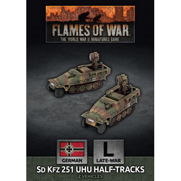 Flames of War - Sd Kfz 251 Uhu Halftracks