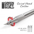 Green Stuff World - Metal Swivelhead Hobby Knife 0