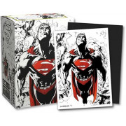 100 Dragon Shield Dual Matte - Superman Core Noir et Blanc