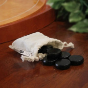 Woodestic Crokinole Tournament Disc Set (Black)