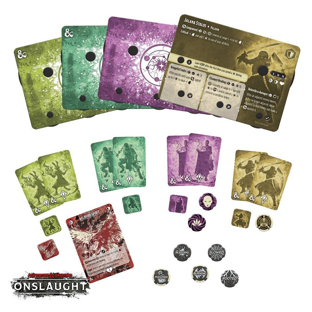 thumbnail image 2 of Dungeons & Dragons Onslaught: Red Wizards Expansion - 4 Pre-painted Miniatures & Cards 2 of 11