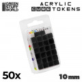 Set de 50 Cubes Transparents 10mm 2