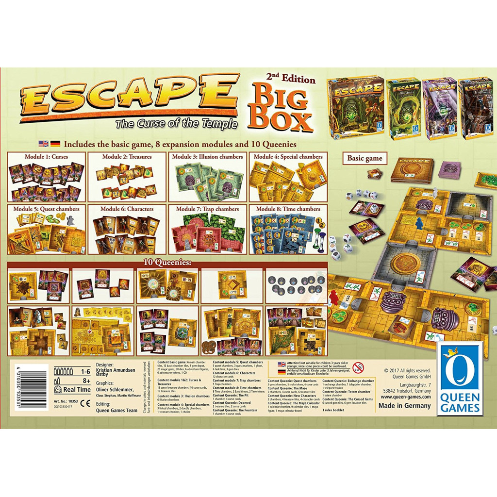 Escape Box Cthulhu - Escape Game Adulte De 3 À 6 Joueurs - Dès 14 Ans Et  Adulte à Prix Carrefour