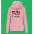 Women Hoodie - Passe Ton Tour - Pale Pink - XS 1