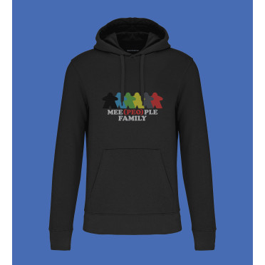 Man Hoodie - Family - Black - M