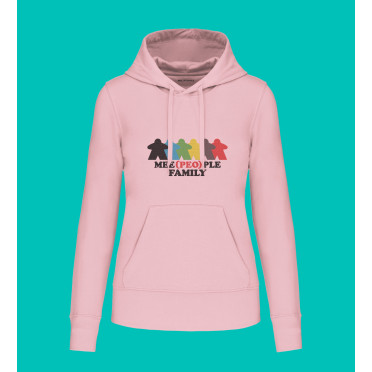 Hoodie Femme – Family – Pale Pink - XL