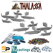 Thalassa Fleet - Two Player Starter Set - Black/Blue Dice
