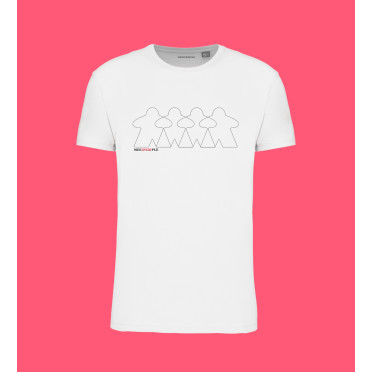 Tee shirt Homme – Quatuor – Blanc - L
