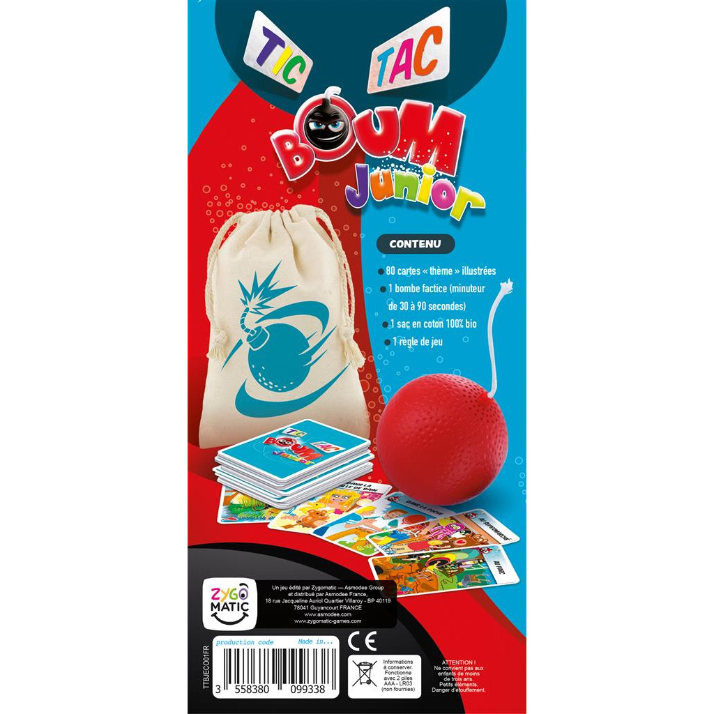Acheter Tic Tac Boum Junior Eco Pack - Asmodée - Jeux de société