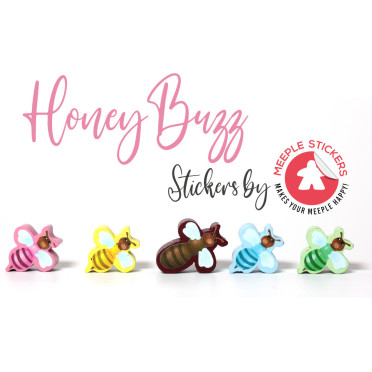 Honey Buzz - Set d'autocollants