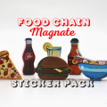 Food Chain Magnete Sticker Set 0