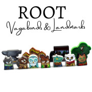 Root Vagabond & Landmark - Set d'autocollants