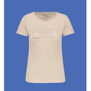 Tee shirt Femme – Quatuor – Light Sand - XL