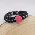 Paracord meeple bracelet - Pink 0