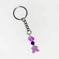 Mini meeple dice key ring - Purple 0