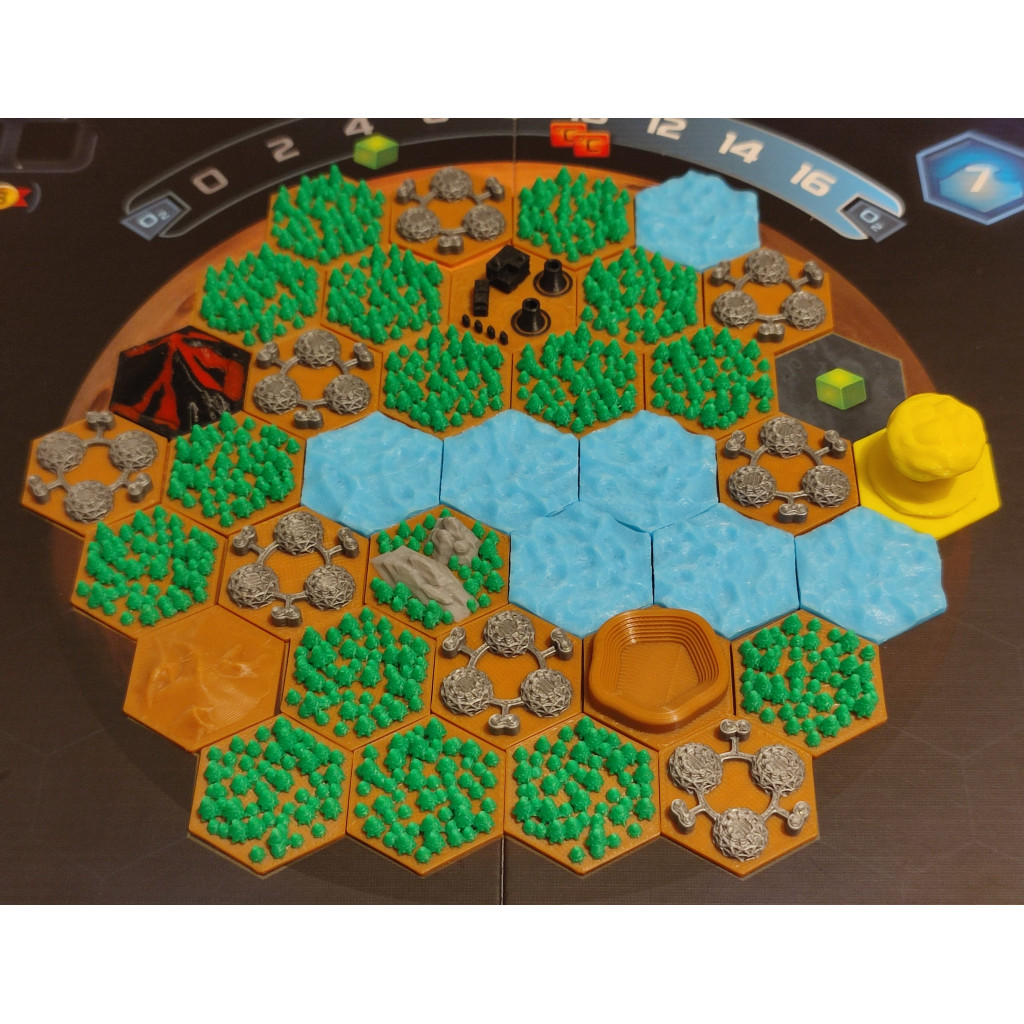 Terraforming Mars Set de Tuiles 3D pour le jeu -  France