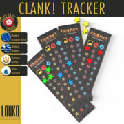 Skill, Boot, Attack Trackers upgrade for Clank!