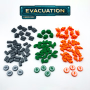 Évacuation – Ensemble de ressources 3D + marqueurs de production (127 pièces)