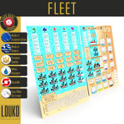 Rewritable sheets upgrade - Fleet the Dice Game