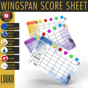 Wingspan Océanie - Feuille de score réinscriptible