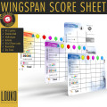 Wingspan Océanie - Feuille de score réinscriptible 1
