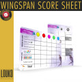 Wingspan Europe - Feuille de score réinscriptible 2