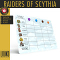 Pillards de Scythie - Feuille de score réinscriptible 1
