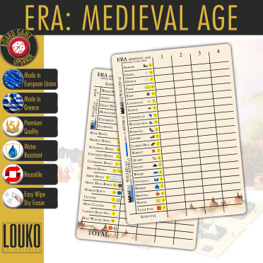 Era : Medieval Age - Feuille de score réinscriptible