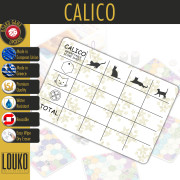 Calico - Feuille de score réinscriptible
