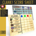 Clank! & Clank! Dans l'Espace! - Feuille de score réinscriptible 1