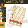 7 Wonders Duel - Feuille de score réinscriptible 0