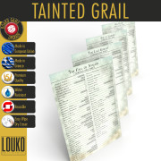 Journaux de campagne réinscriptibles pour Tainted Grail - Toutes les campagnes