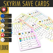 Cartes de sauvegarde réinscriptibles pour Skyrim – Le Jeu d'Aventure.