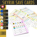 Cartes de sauvegarde réinscriptibles pour Skyrim – Le Jeu d'Aventure. 0