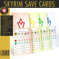 Cartes de sauvegarde réinscriptibles pour Skyrim – Le Jeu d'Aventure. 1