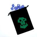 Black Ork green dice bag 0