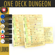 Feuilles de défis réinscriptibles pour One Deck Dungeon