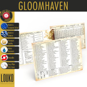 Journaux de campagne réinscriptibles pour Gloomhaven et Les Cercles Oubliés