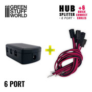 Distributeur HUB 6 ports + 6 cCâbles de Connexion Rapide