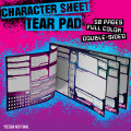 Vast Grimm - Character Sheet Tear Pad 0
