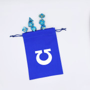 Royal blue dice bag - Omega motif