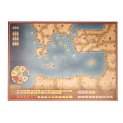 History of the Ancient Seas - Dies Irae : Mounted Map "old style"