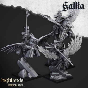 Highlands Miniatures - Gallia - Chevaliers Pégases de Gallia