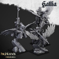 Highlands Miniatures - Gallia - Gallia Knights on Pegasus 0