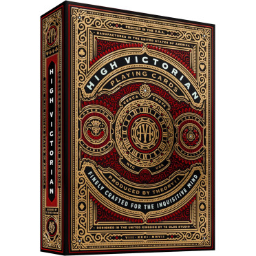 Theory11 playing cards - High Victorian Red