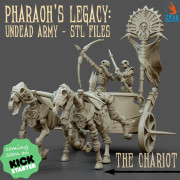 Crab Miniatures - Undead Egyptians - Chariot x6